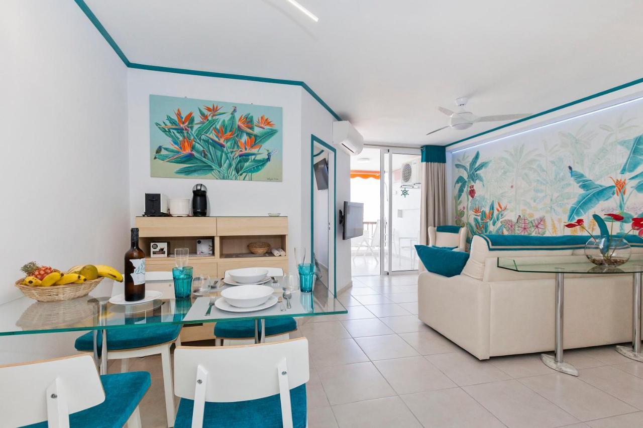 First Line Sea, Luxury Penthouse, Sea And Sunset View Vivenda Vacational Guayero 618 Apartment Лос Кристианос Екстериор снимка