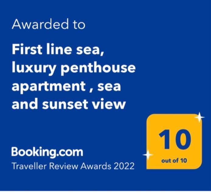 First Line Sea, Luxury Penthouse, Sea And Sunset View Vivenda Vacational Guayero 618 Apartment Лос Кристианос Екстериор снимка